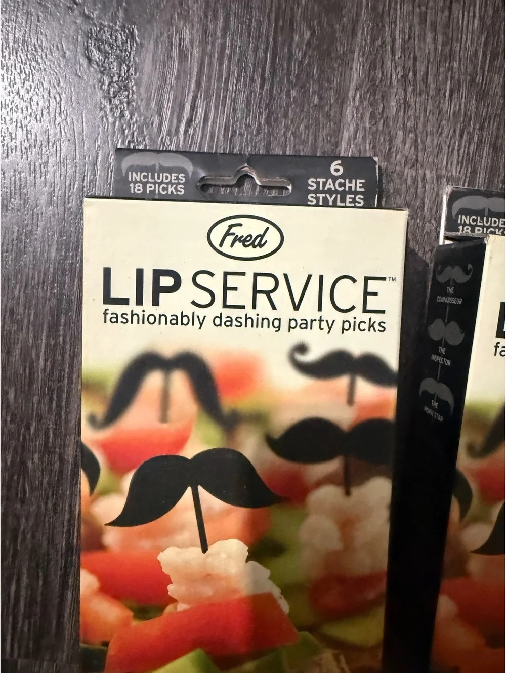 Mustache lovers prank  party picks and push pins gag gift
